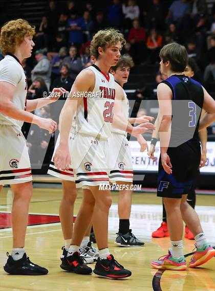 Thumbnail 2 in Franklin Community vs East Central (IHSAA 4A Section 14 Semifinal) photogallery.