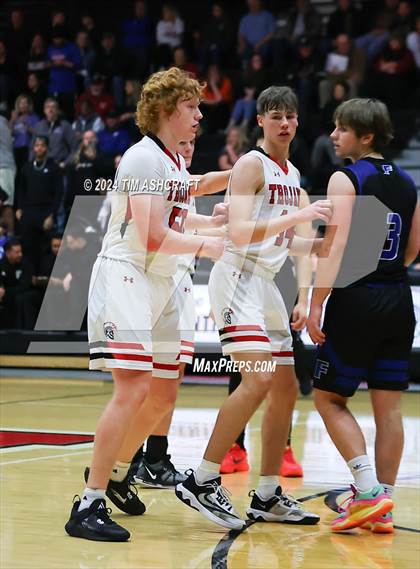 Thumbnail 1 in Franklin Community vs East Central (IHSAA 4A Section 14 Semifinal) photogallery.