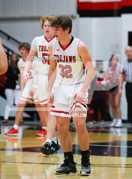 Thumbnail 3 in Franklin Community vs East Central (IHSAA 4A Section 14 Semifinal) photogallery.