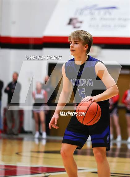 Thumbnail 3 in Franklin Community vs East Central (IHSAA 4A Section 14 Semifinal) photogallery.
