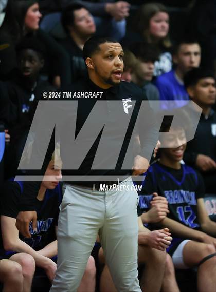Thumbnail 1 in Franklin Community vs East Central (IHSAA 4A Section 14 Semifinal) photogallery.