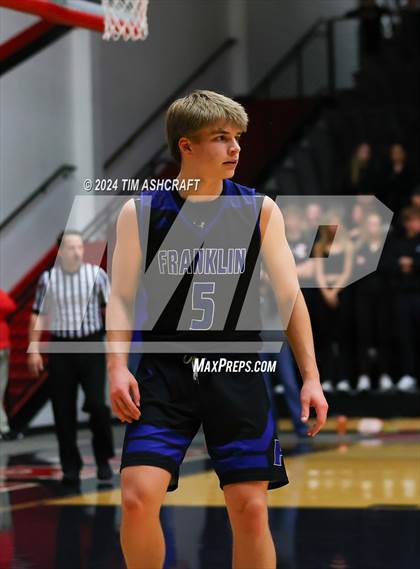 Thumbnail 2 in Franklin Community vs East Central (IHSAA 4A Section 14 Semifinal) photogallery.