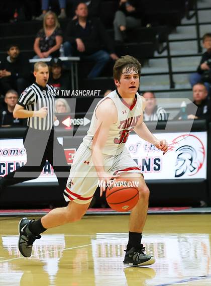 Thumbnail 2 in Franklin Community vs East Central (IHSAA 4A Section 14 Semifinal) photogallery.