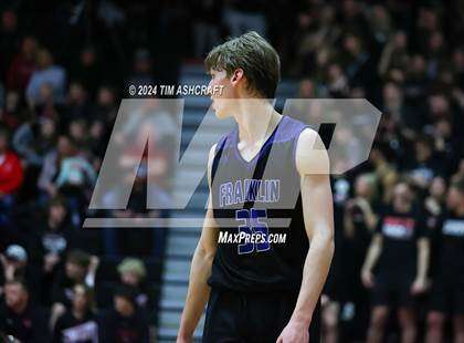 Thumbnail 3 in Franklin Community vs East Central (IHSAA 4A Section 14 Semifinal) photogallery.
