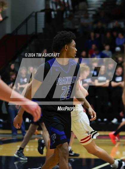Thumbnail 2 in Franklin Community vs East Central (IHSAA 4A Section 14 Semifinal) photogallery.