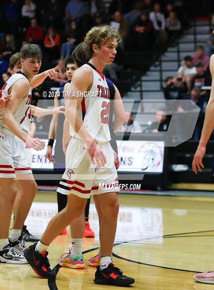 Thumbnail 3 in Franklin Community vs East Central (IHSAA 4A Section 14 Semifinal) photogallery.