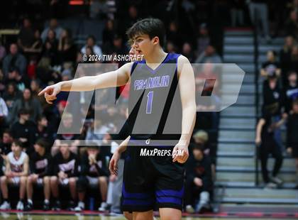 Thumbnail 2 in Franklin Community vs East Central (IHSAA 4A Section 14 Semifinal) photogallery.