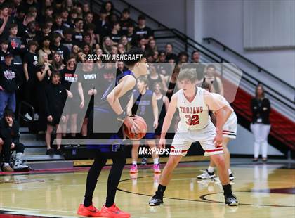 Thumbnail 3 in Franklin Community vs East Central (IHSAA 4A Section 14 Semifinal) photogallery.