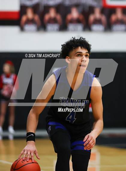 Thumbnail 2 in Franklin Community vs East Central (IHSAA 4A Section 14 Semifinal) photogallery.