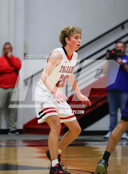 Thumbnail 1 in Franklin Community vs East Central (IHSAA 4A Section 14 Semifinal) photogallery.