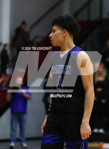 Thumbnail 2 in Franklin Community vs East Central (IHSAA 4A Section 14 Semifinal) photogallery.