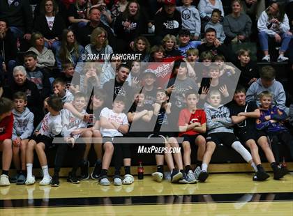 Thumbnail 2 in Franklin Community vs East Central (IHSAA 4A Section 14 Semifinal) photogallery.