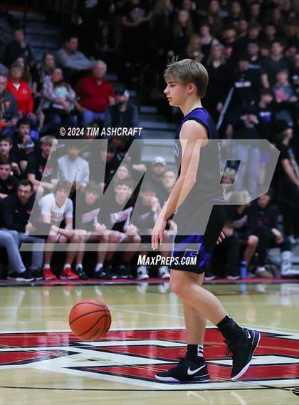Thumbnail 1 in Franklin Community vs East Central (IHSAA 4A Section 14 Semifinal) photogallery.