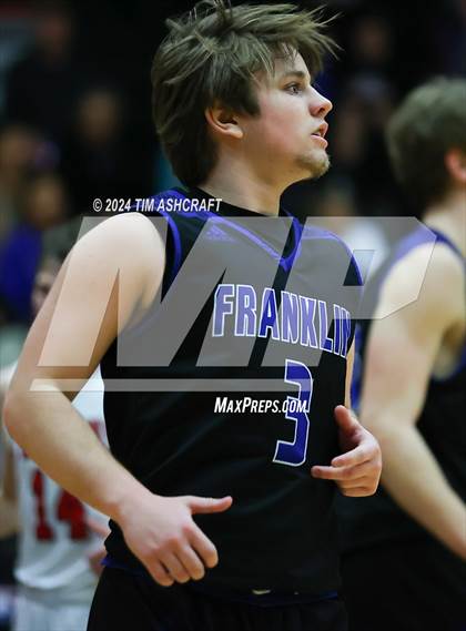 Thumbnail 1 in Franklin Community vs East Central (IHSAA 4A Section 14 Semifinal) photogallery.