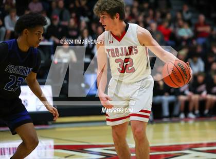 Thumbnail 3 in Franklin Community vs East Central (IHSAA 4A Section 14 Semifinal) photogallery.