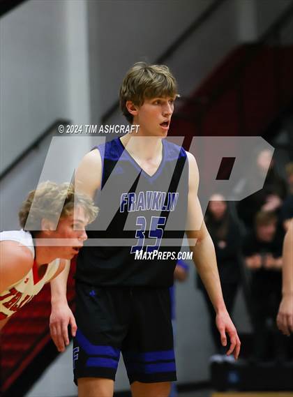 Thumbnail 2 in Franklin Community vs East Central (IHSAA 4A Section 14 Semifinal) photogallery.