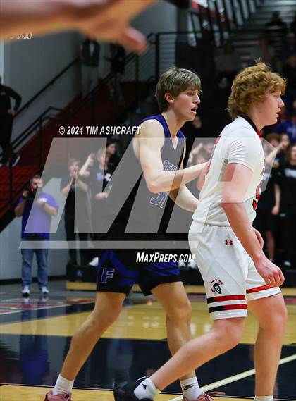 Thumbnail 3 in Franklin Community vs East Central (IHSAA 4A Section 14 Semifinal) photogallery.