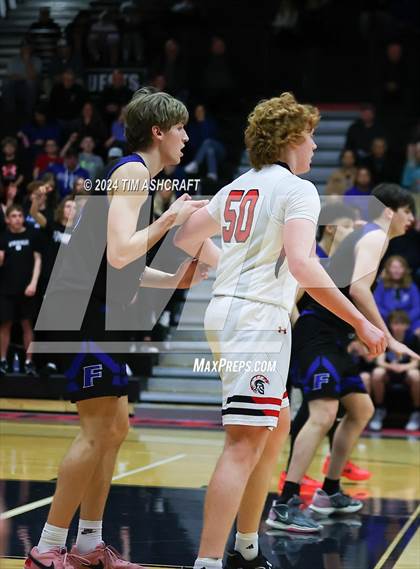 Thumbnail 2 in Franklin Community vs East Central (IHSAA 4A Section 14 Semifinal) photogallery.
