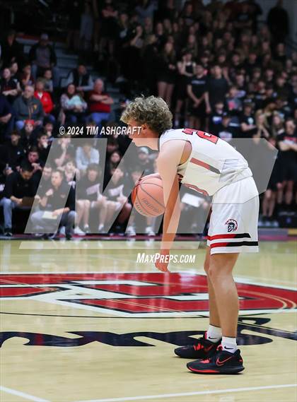 Thumbnail 3 in Franklin Community vs East Central (IHSAA 4A Section 14 Semifinal) photogallery.