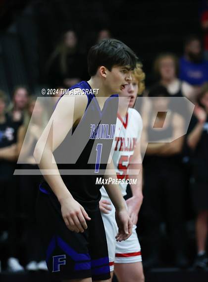Thumbnail 3 in Franklin Community vs East Central (IHSAA 4A Section 14 Semifinal) photogallery.