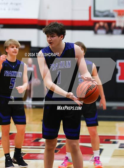 Thumbnail 3 in Franklin Community vs East Central (IHSAA 4A Section 14 Semifinal) photogallery.