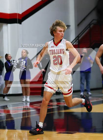 Thumbnail 3 in Franklin Community vs East Central (IHSAA 4A Section 14 Semifinal) photogallery.