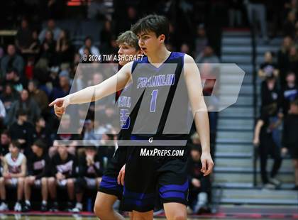 Thumbnail 3 in Franklin Community vs East Central (IHSAA 4A Section 14 Semifinal) photogallery.