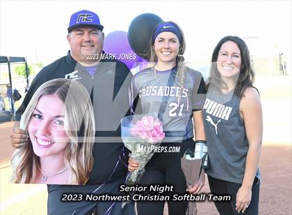 Thumbnail 2 in Chino Valley @ Northwest Christian (Senior Night) photogallery.