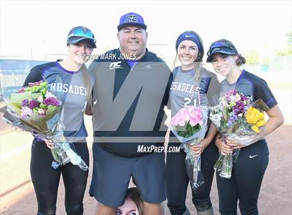 Thumbnail 2 in Chino Valley @ Northwest Christian (Senior Night) photogallery.
