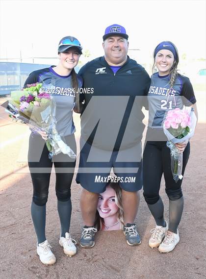 Thumbnail 1 in Chino Valley @ Northwest Christian (Senior Night) photogallery.