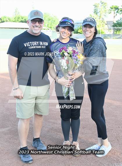 Thumbnail 1 in Chino Valley @ Northwest Christian (Senior Night) photogallery.