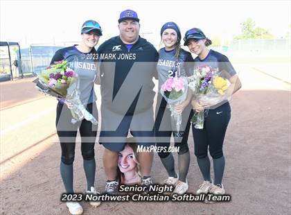 Thumbnail 1 in Chino Valley @ Northwest Christian (Senior Night) photogallery.