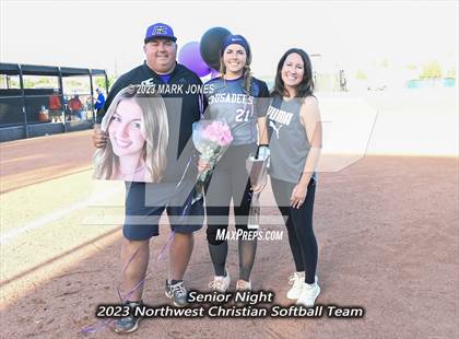 Thumbnail 1 in Chino Valley @ Northwest Christian (Senior Night) photogallery.