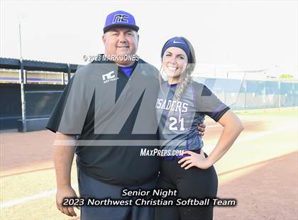 Thumbnail 2 in Chino Valley @ Northwest Christian (Senior Night) photogallery.