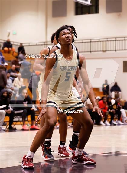 Thumbnail 3 in Pebblebrook vs. Kell (Holiday Hoopsgiving) photogallery.