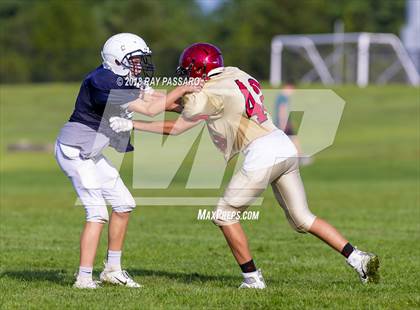 Thumbnail 1 in Sachem East vs Eastport-South Manor Scrimmage photogallery.