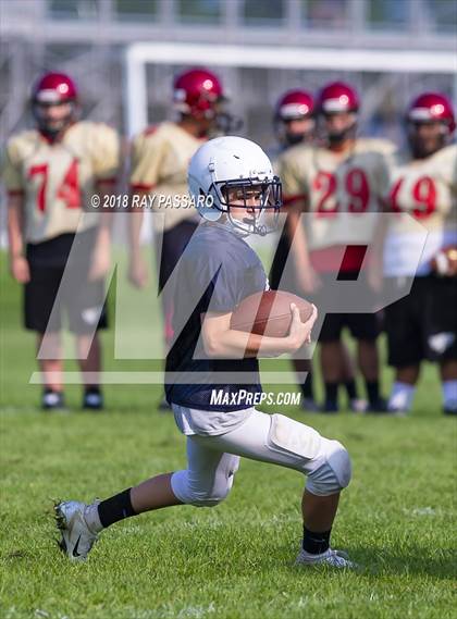 Thumbnail 2 in Sachem East vs Eastport-South Manor Scrimmage photogallery.