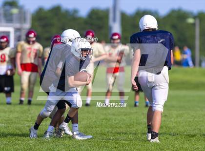 Thumbnail 1 in Sachem East vs Eastport-South Manor Scrimmage photogallery.