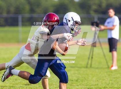 Thumbnail 3 in Sachem East vs Eastport-South Manor Scrimmage photogallery.