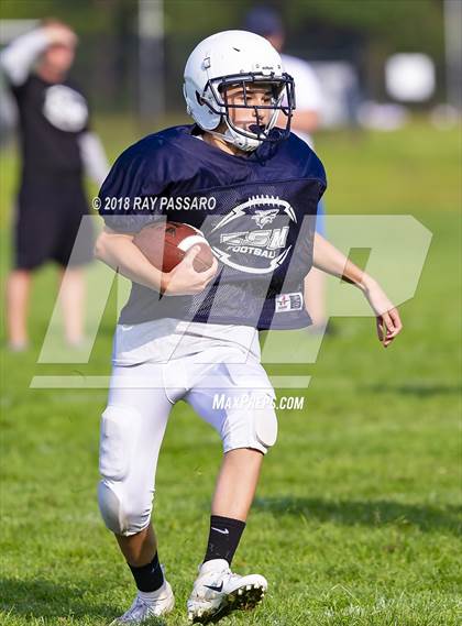 Thumbnail 1 in Sachem East vs Eastport-South Manor Scrimmage photogallery.