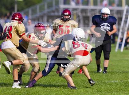 Thumbnail 1 in Sachem East vs Eastport-South Manor Scrimmage photogallery.