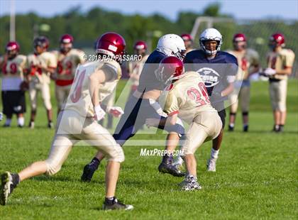 Thumbnail 1 in Sachem East vs Eastport-South Manor Scrimmage photogallery.