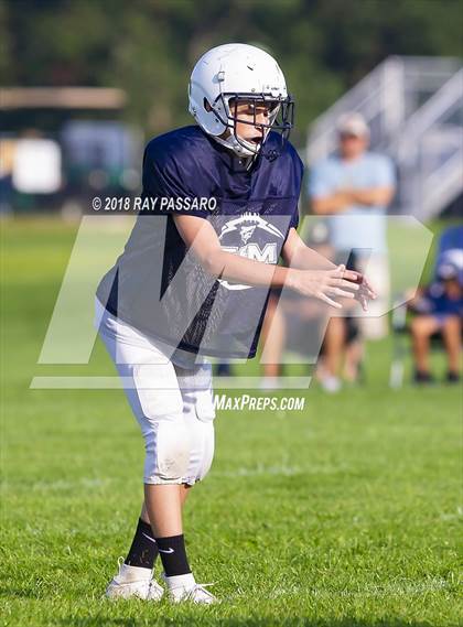 Thumbnail 1 in Sachem East vs Eastport-South Manor Scrimmage photogallery.
