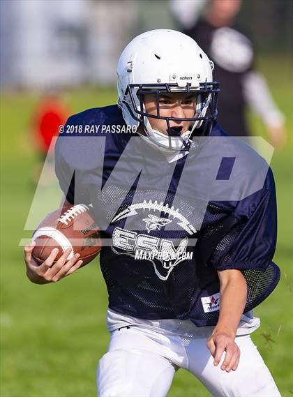 Thumbnail 2 in Sachem East vs Eastport-South Manor Scrimmage photogallery.