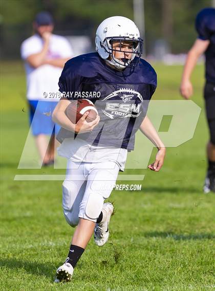Thumbnail 2 in Sachem East vs Eastport-South Manor Scrimmage photogallery.