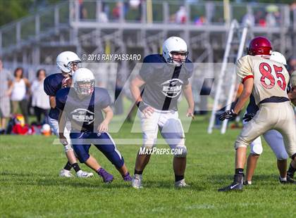 Thumbnail 1 in Sachem East vs Eastport-South Manor Scrimmage photogallery.