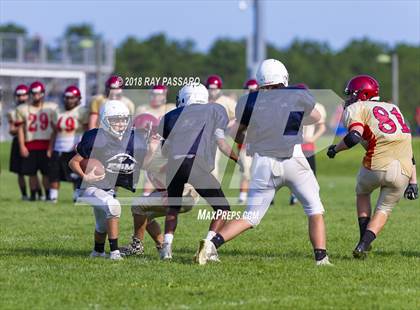 Thumbnail 3 in Sachem East vs Eastport-South Manor Scrimmage photogallery.