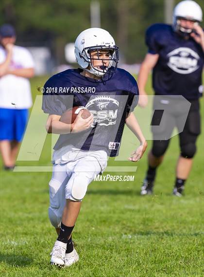 Thumbnail 1 in Sachem East vs Eastport-South Manor Scrimmage photogallery.