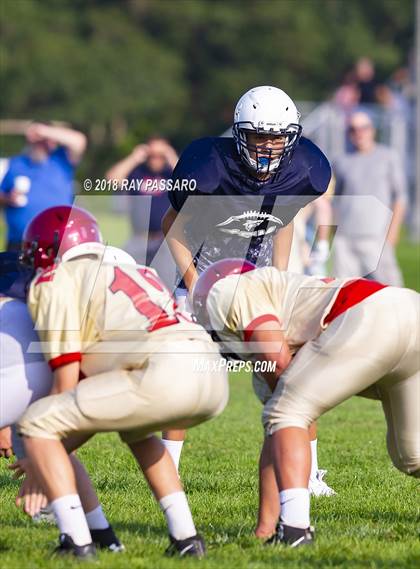 Thumbnail 2 in Sachem East vs Eastport-South Manor Scrimmage photogallery.