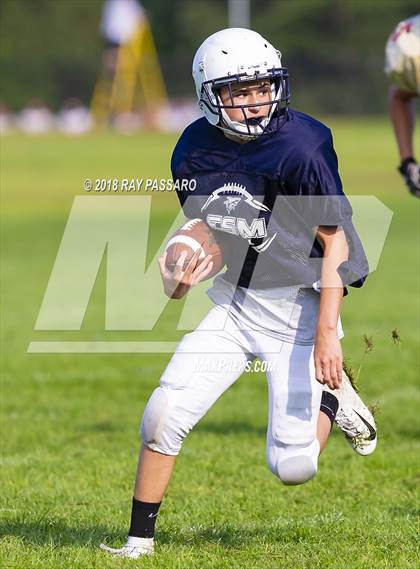 Thumbnail 3 in Sachem East vs Eastport-South Manor Scrimmage photogallery.